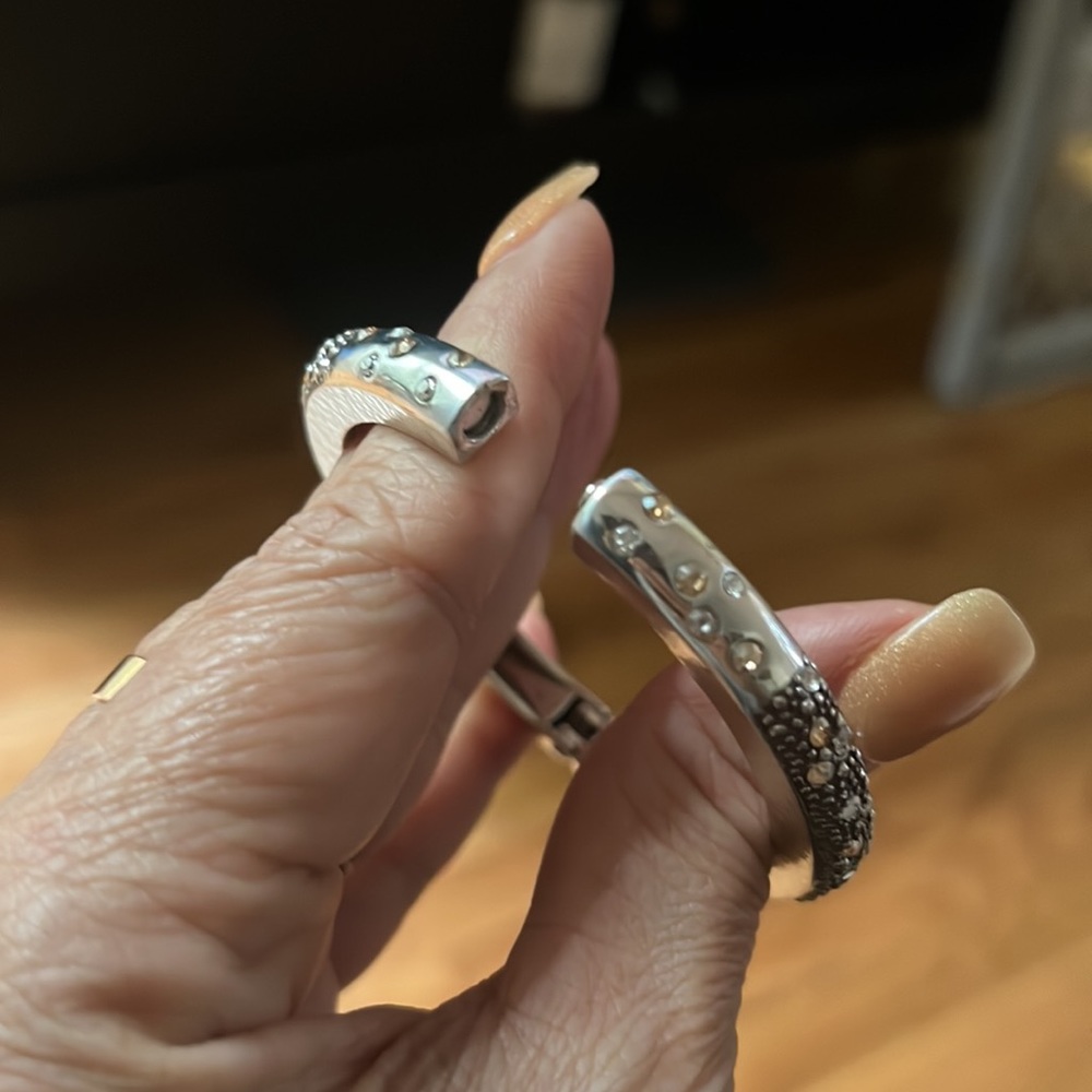 Brighton bangle golden crystal.
